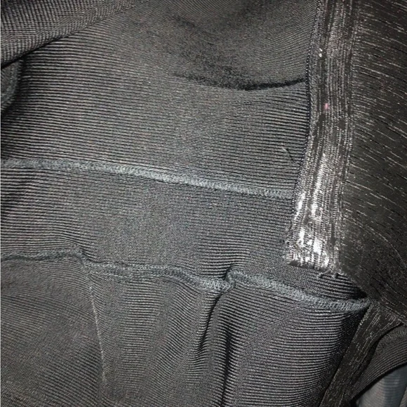 [Gstudio] Black Leather effects Cutout Sexy Bandage Body-con Mini Corset Dress - Picture 11 of 16